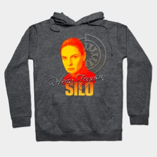 Silo emblem, Tv Series Rebecca Ferguson as Juliette Nichols fan works garphic design bay ironpalette Hoodie